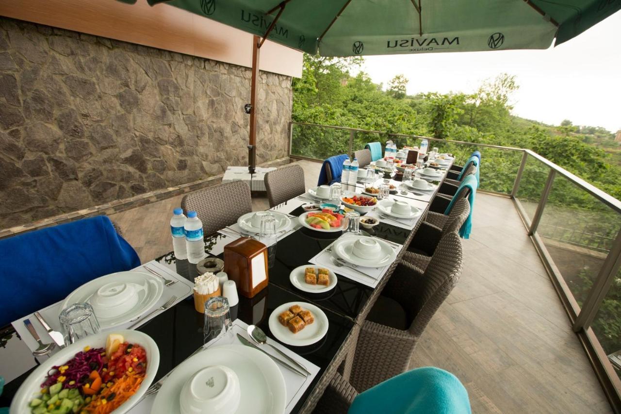 Mavisu Deluxe Butik Otel ทรับซอน ภายนอก รูปภาพ